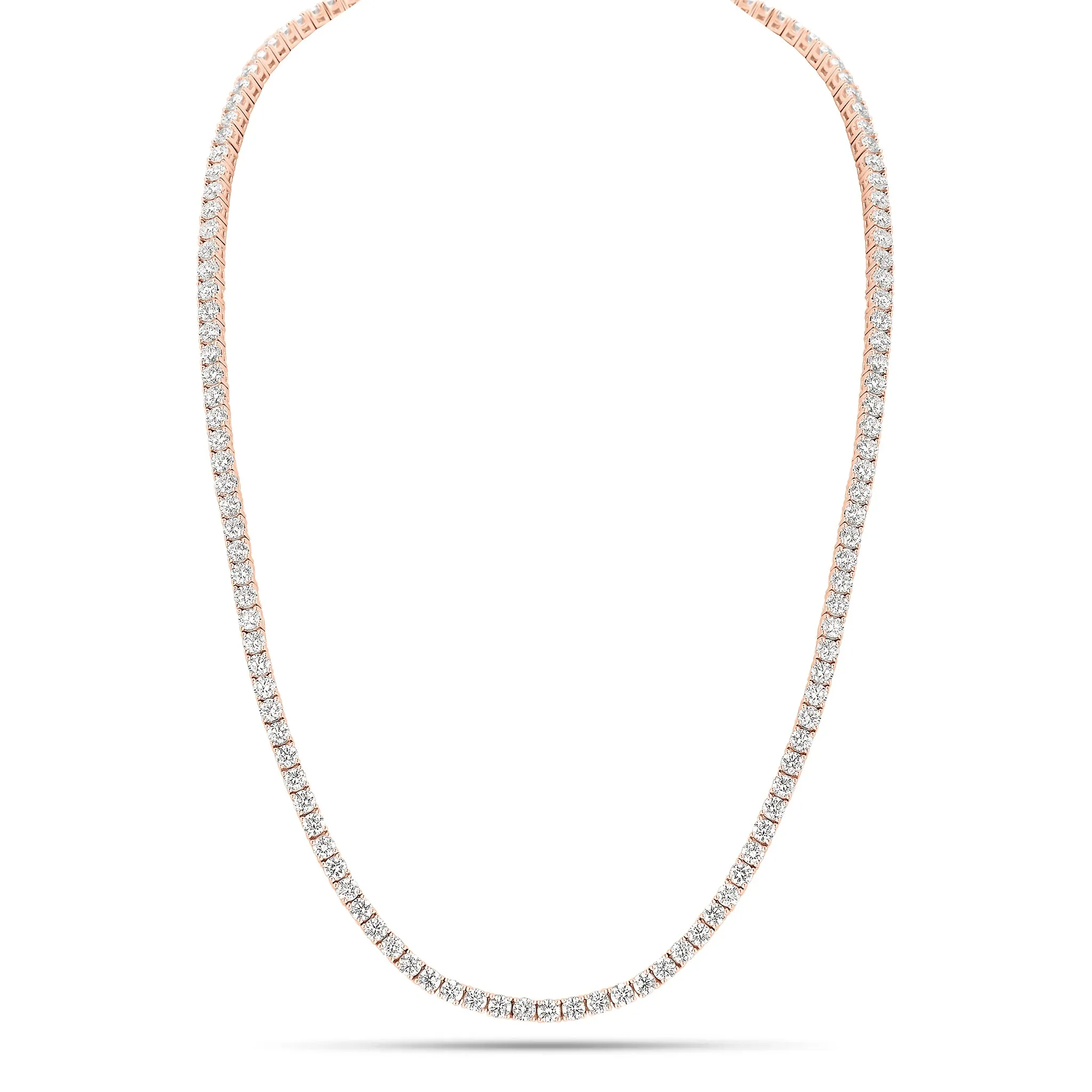 10.61 ct Diamond Tennis Necklace