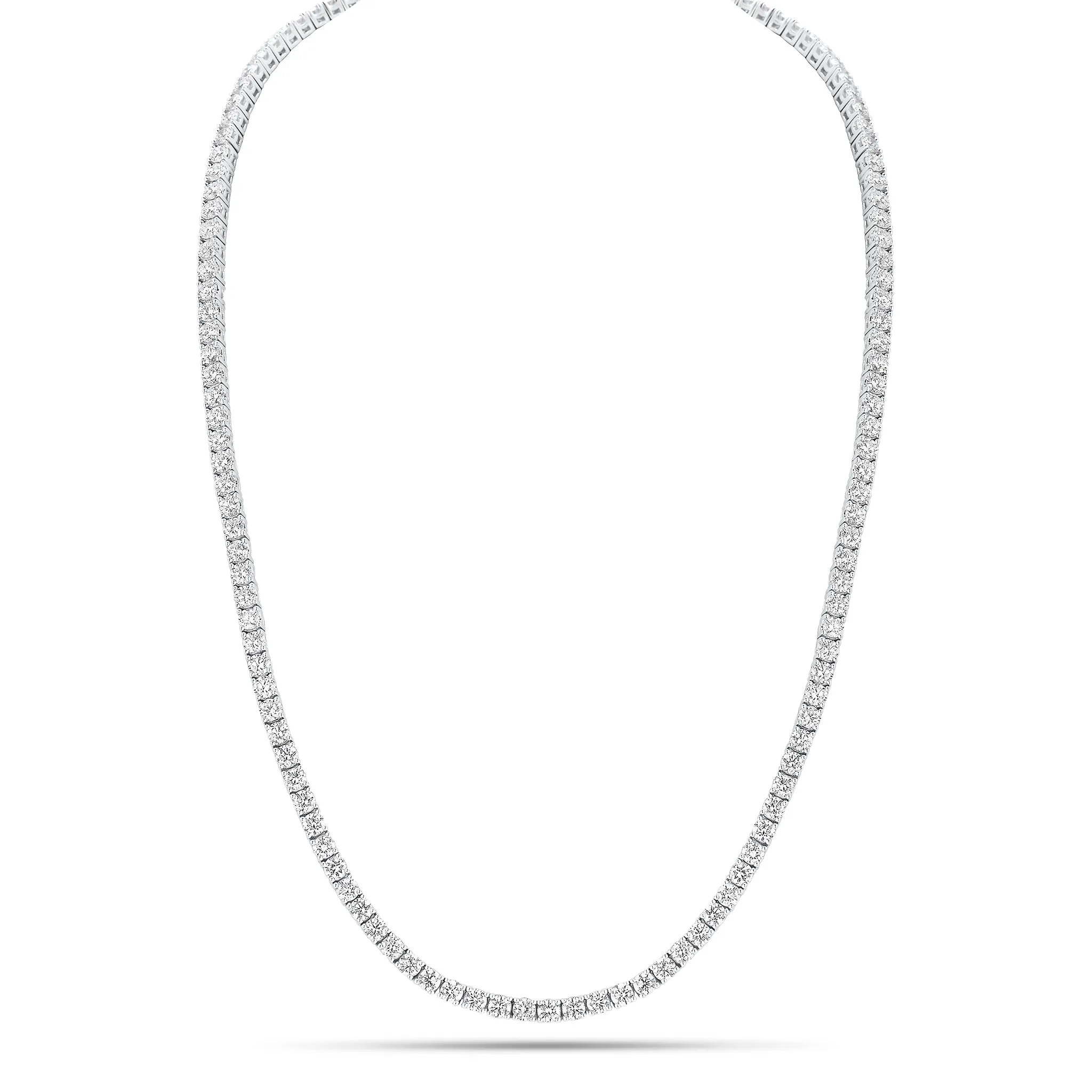 10.61 ct Diamond Tennis Necklace