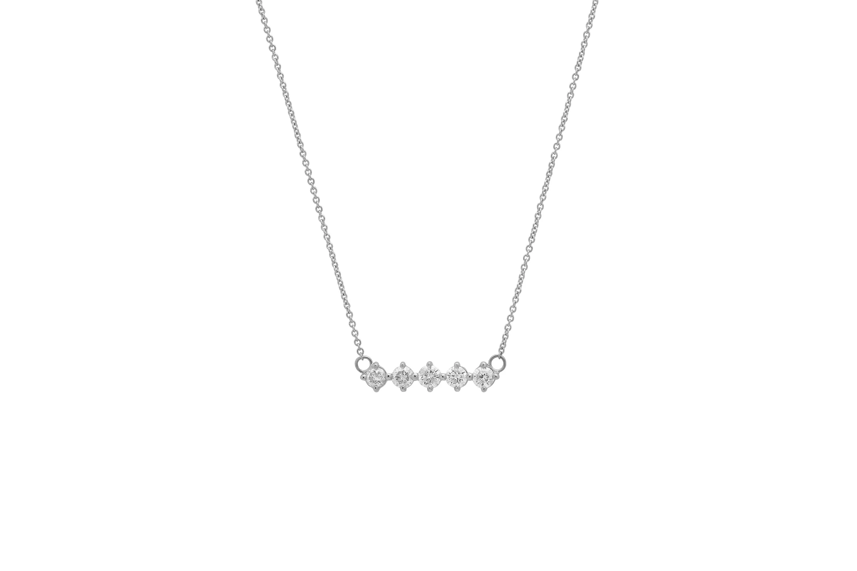 5 Diamond Necklace