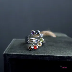 7 Chakra Gemstone Ring