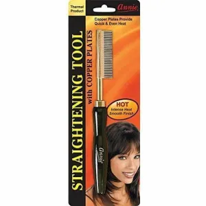 ANNIE: Straightening Comb - Small Temple Medium Teeth #5501