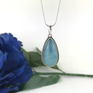 Aqua Raindrop Pendant - VP344