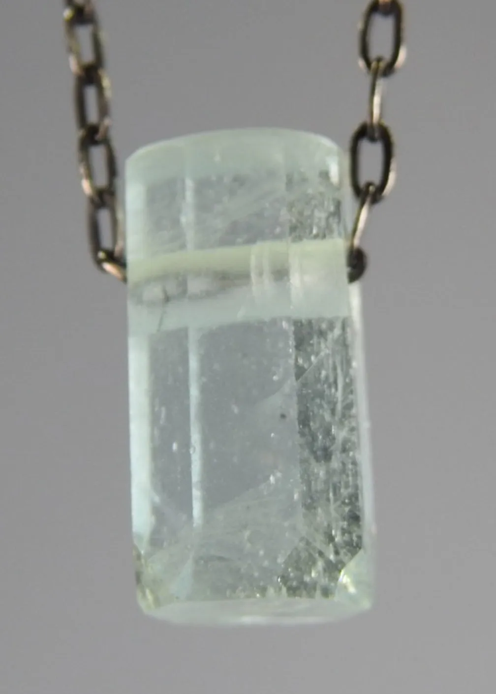 Aquamarine Crystal Necklace