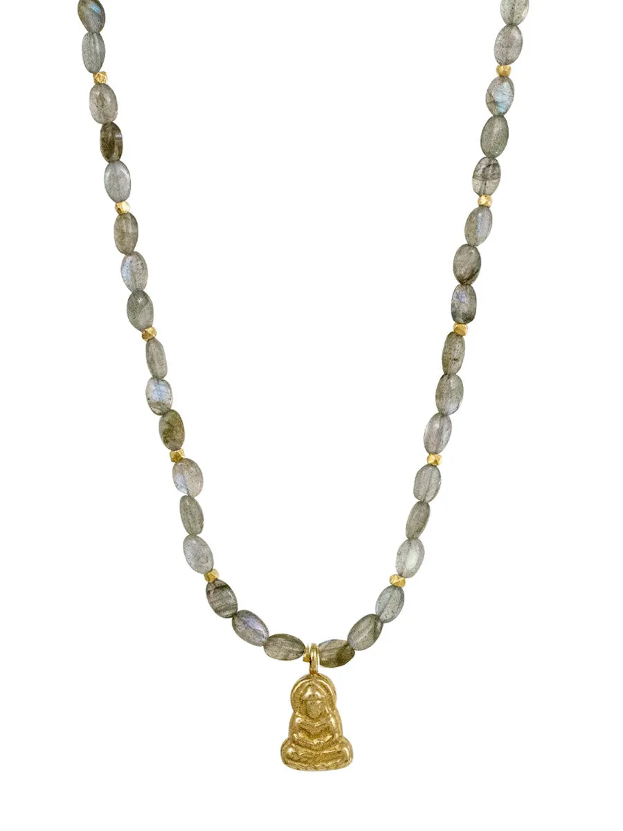 Azure Necklace - Buddha