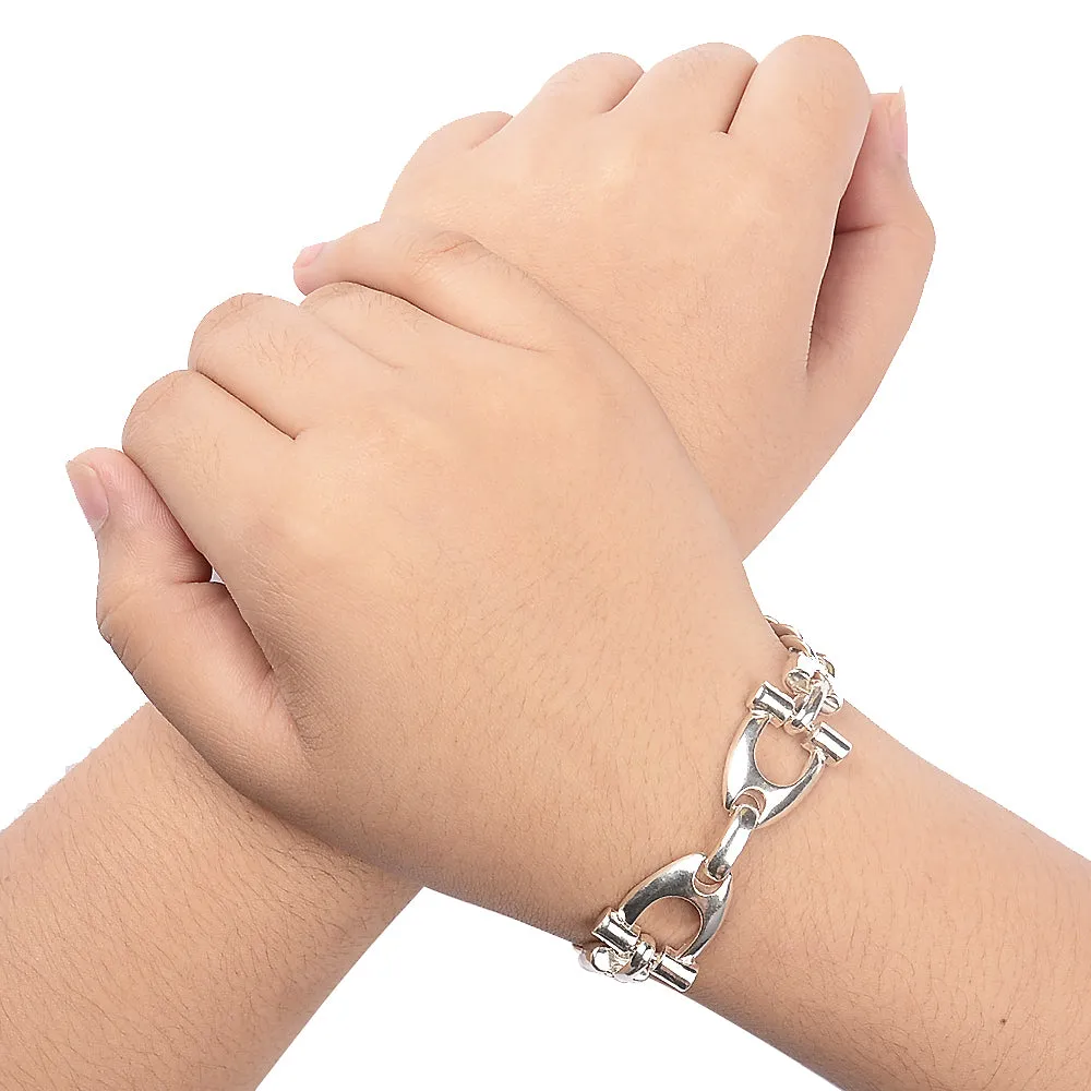 B1760LADIES BRACELET WITH BAR 7"