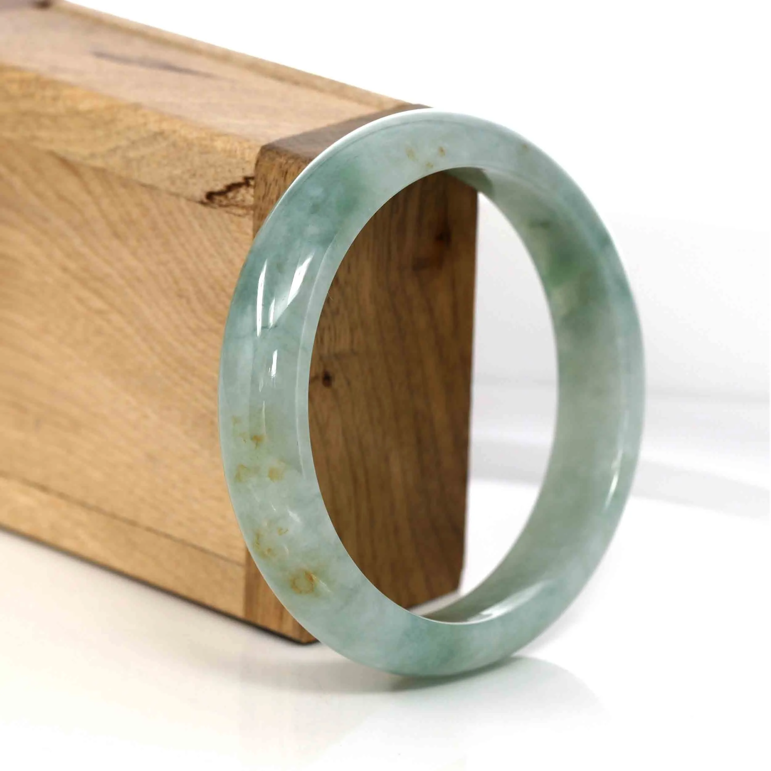 Baikalla Classic Green Natural Jadeite Jade Bangle (59.30 mm )#297