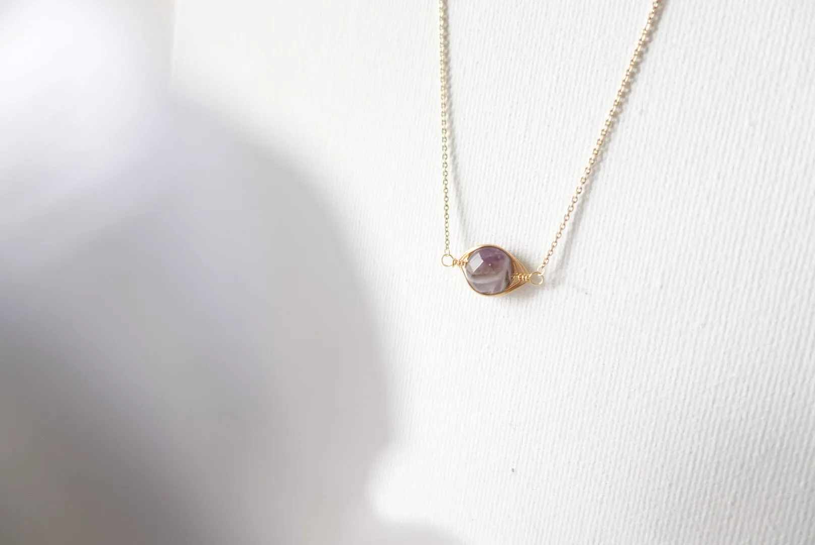 Bayleigh Amethyst Short Necklace