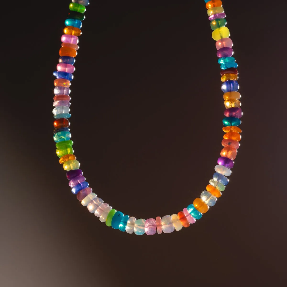 Beaded Gemstone Necklace