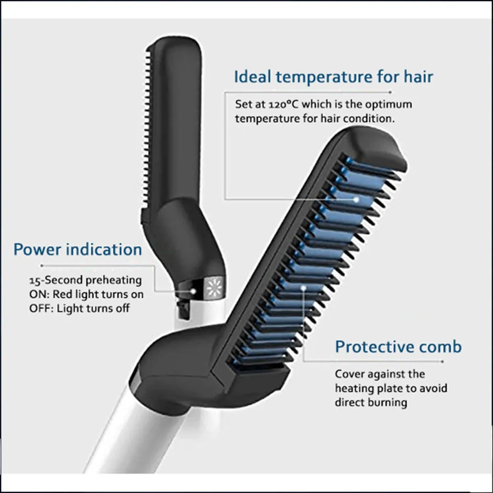 BEARD STRAIGHTENING COMB - Beard Straightener