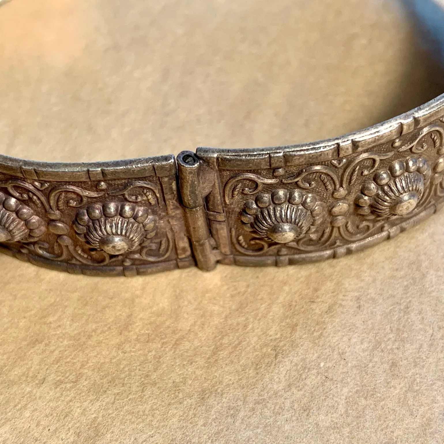 Bedouin Silver Bracelet, Middle East