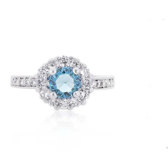 Belle Topaz Halo Cocktail Ring | 2.2ct