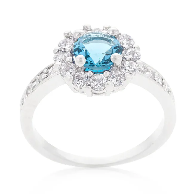 Belle Topaz Halo Cocktail Ring | 2.2ct