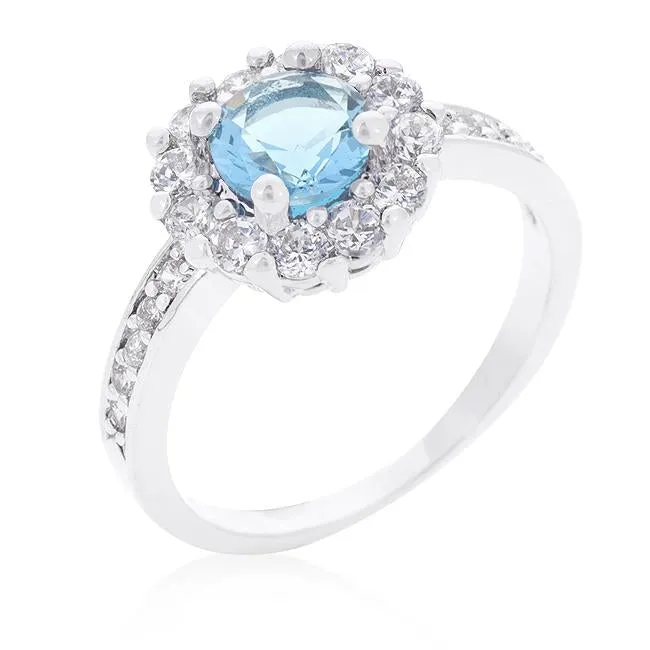 Belle Topaz Halo Cocktail Ring | 2.2ct