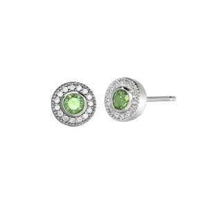 Birth Gems Peridot Earrings