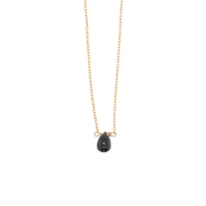 Blue Sapphire Mini Drop Necklace