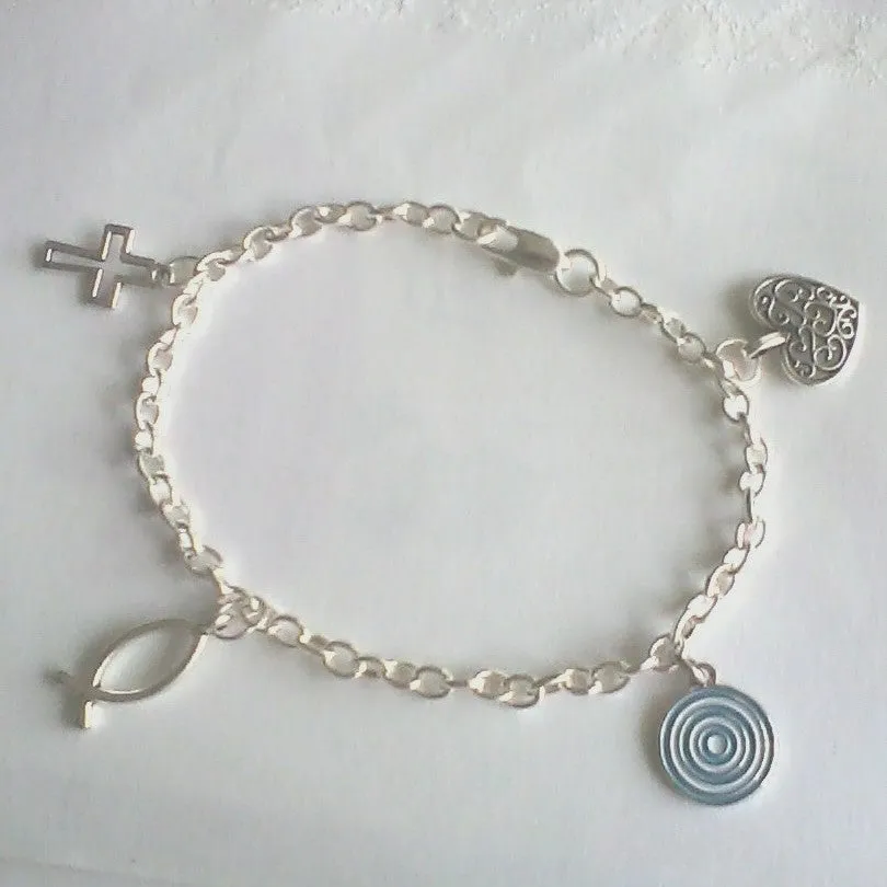 Bracelet – "Urantia" & Faith Charms