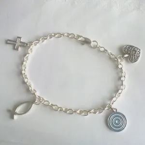 Bracelet – "Urantia" & Faith Charms