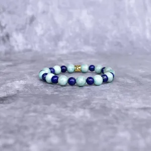 Brave Band - Lapis Lazuli and Amazonite Bracelet