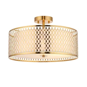 Celestia Gold Filigree Ceiling Light