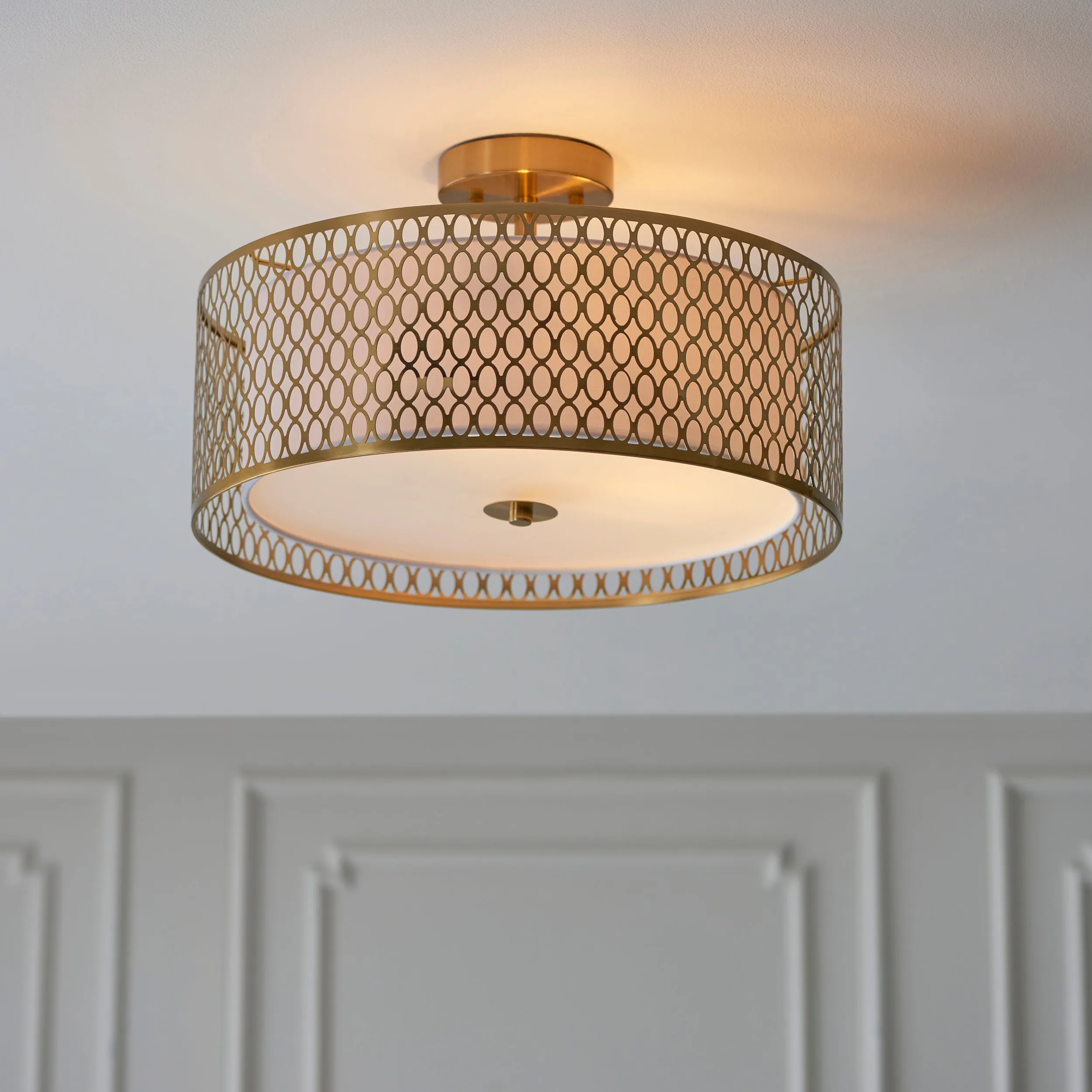 Celestia Gold Filigree Ceiling Light