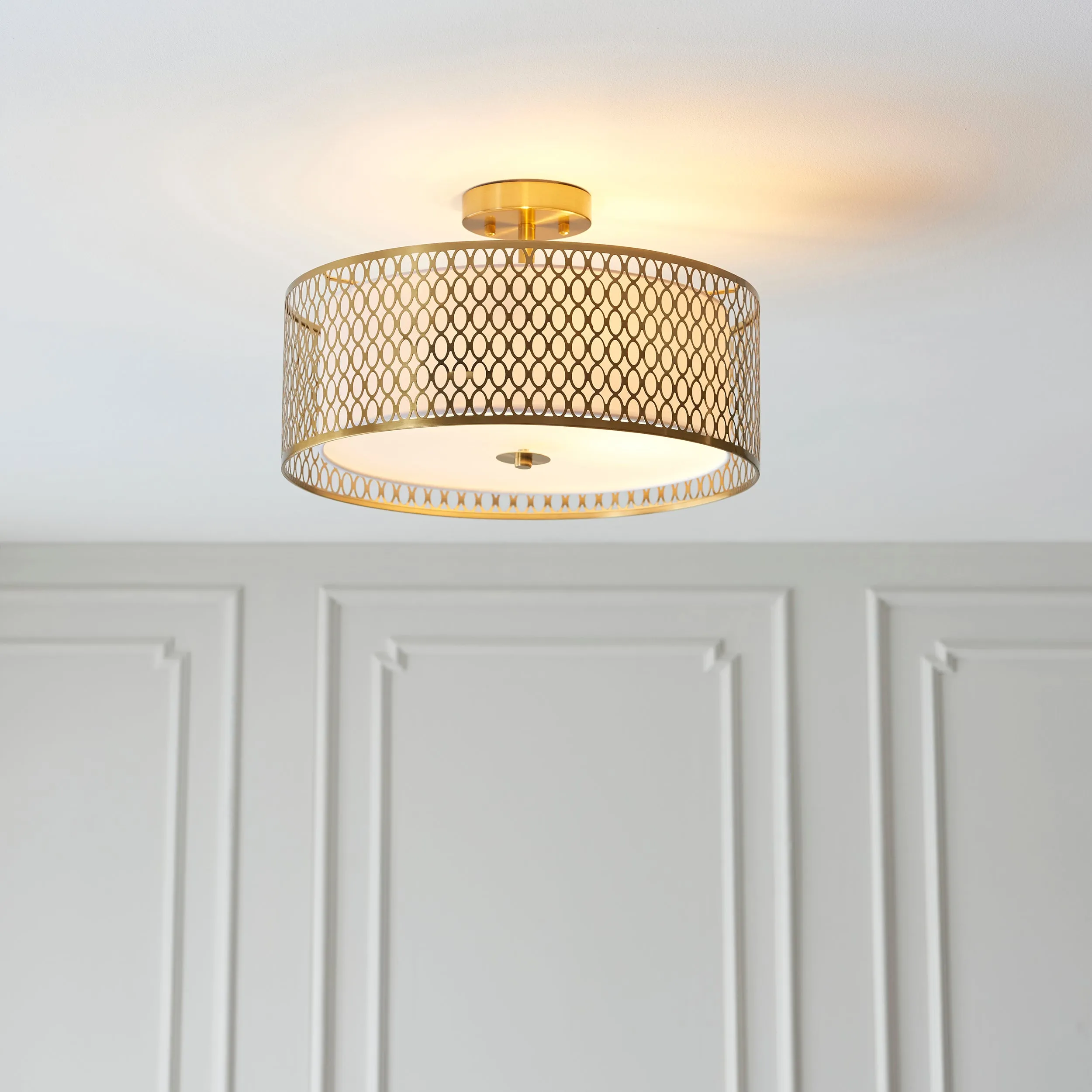 Celestia Gold Filigree Ceiling Light