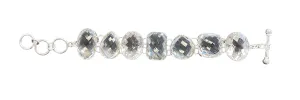 Charles Albert Silver - Clear Quartz Bracelet