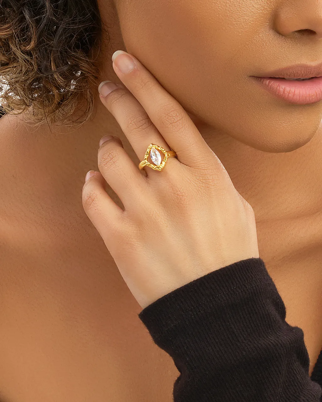 Chiara CZ Cocktail Ring