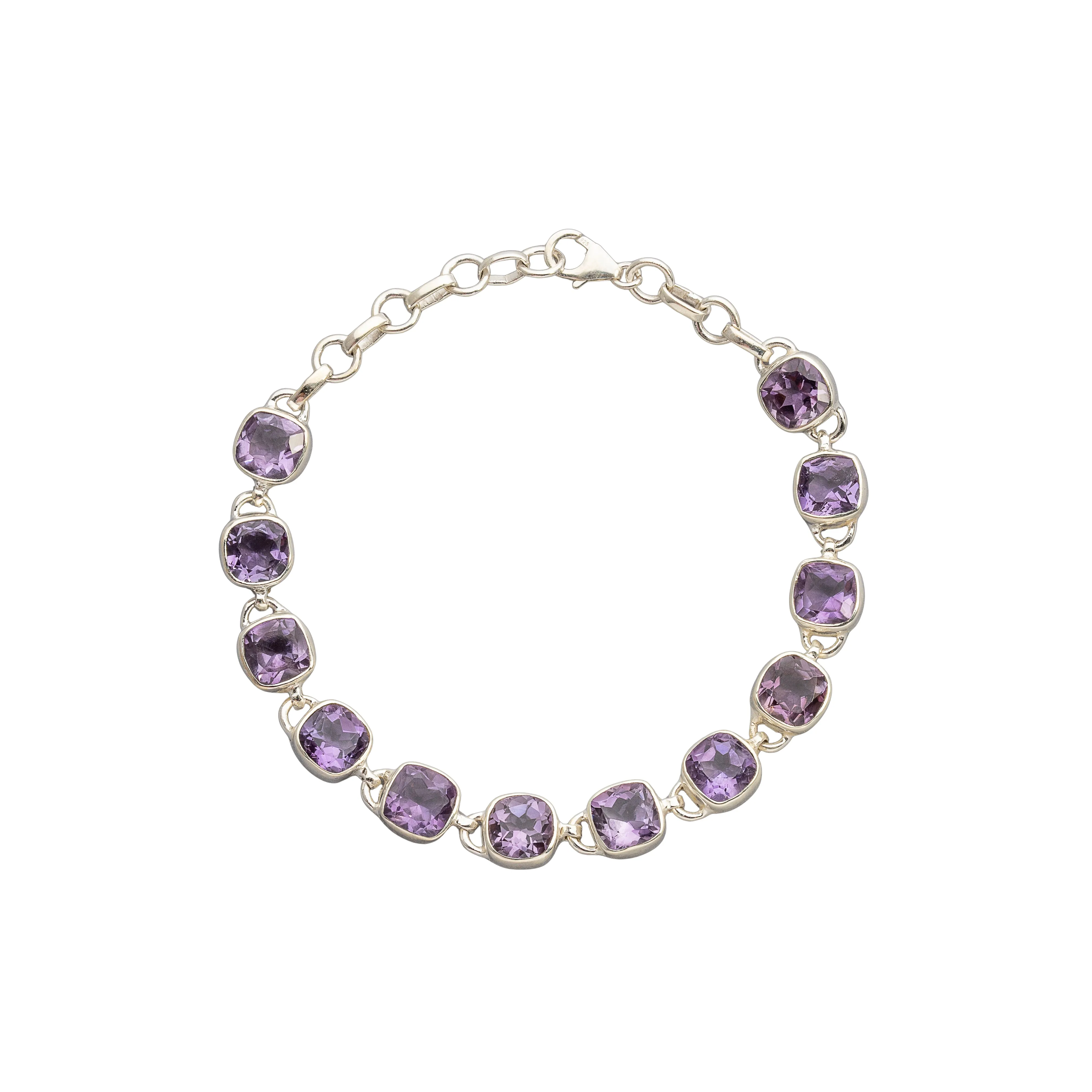 Chiara Gemstone Bracelet,  Sterling Silver