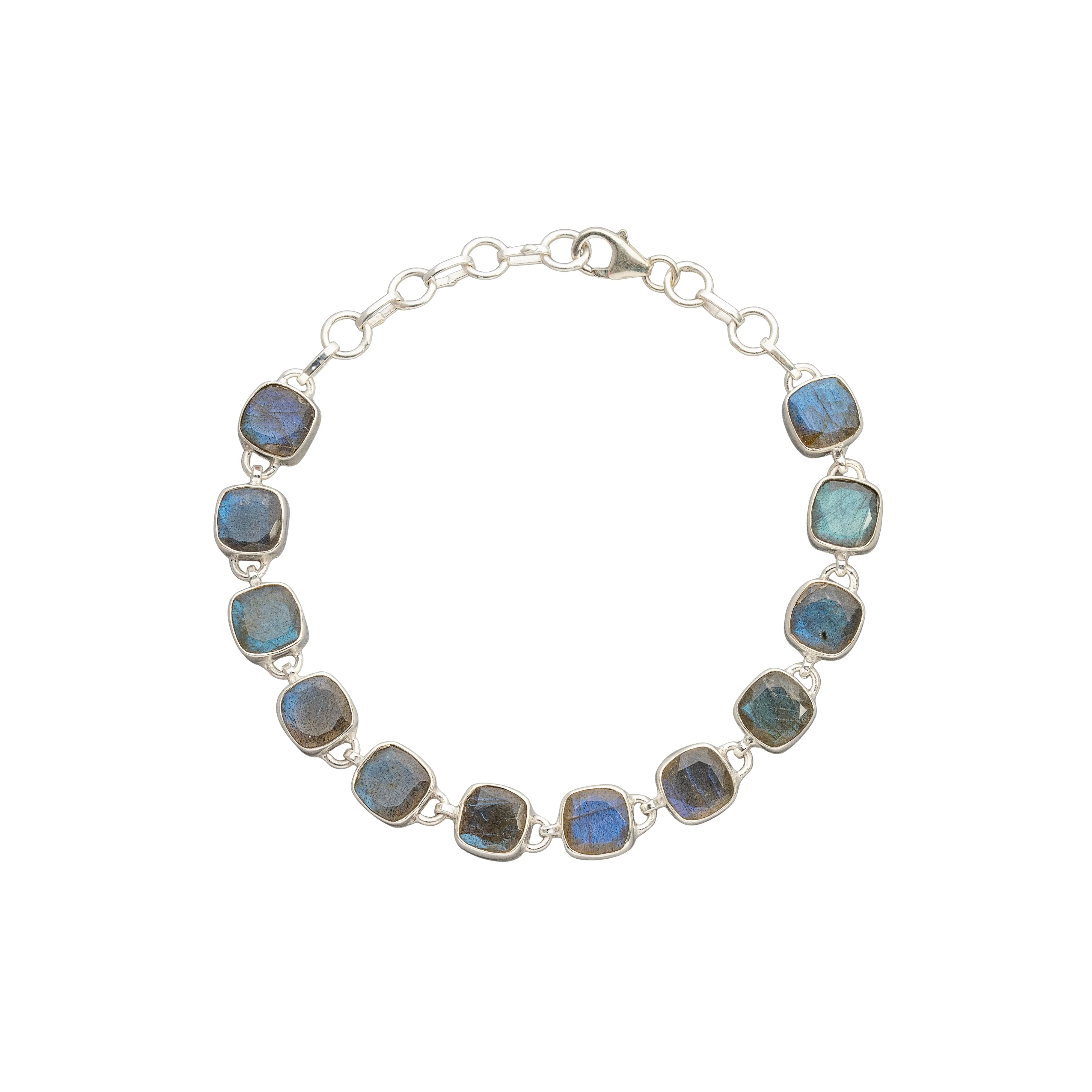 Chiara Gemstone Bracelet,  Sterling Silver