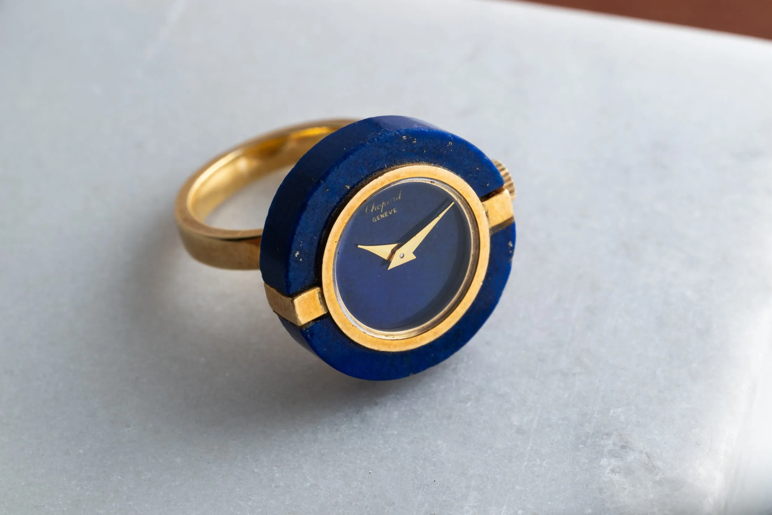 Chopard Lapiz Lazuli Ring Watch