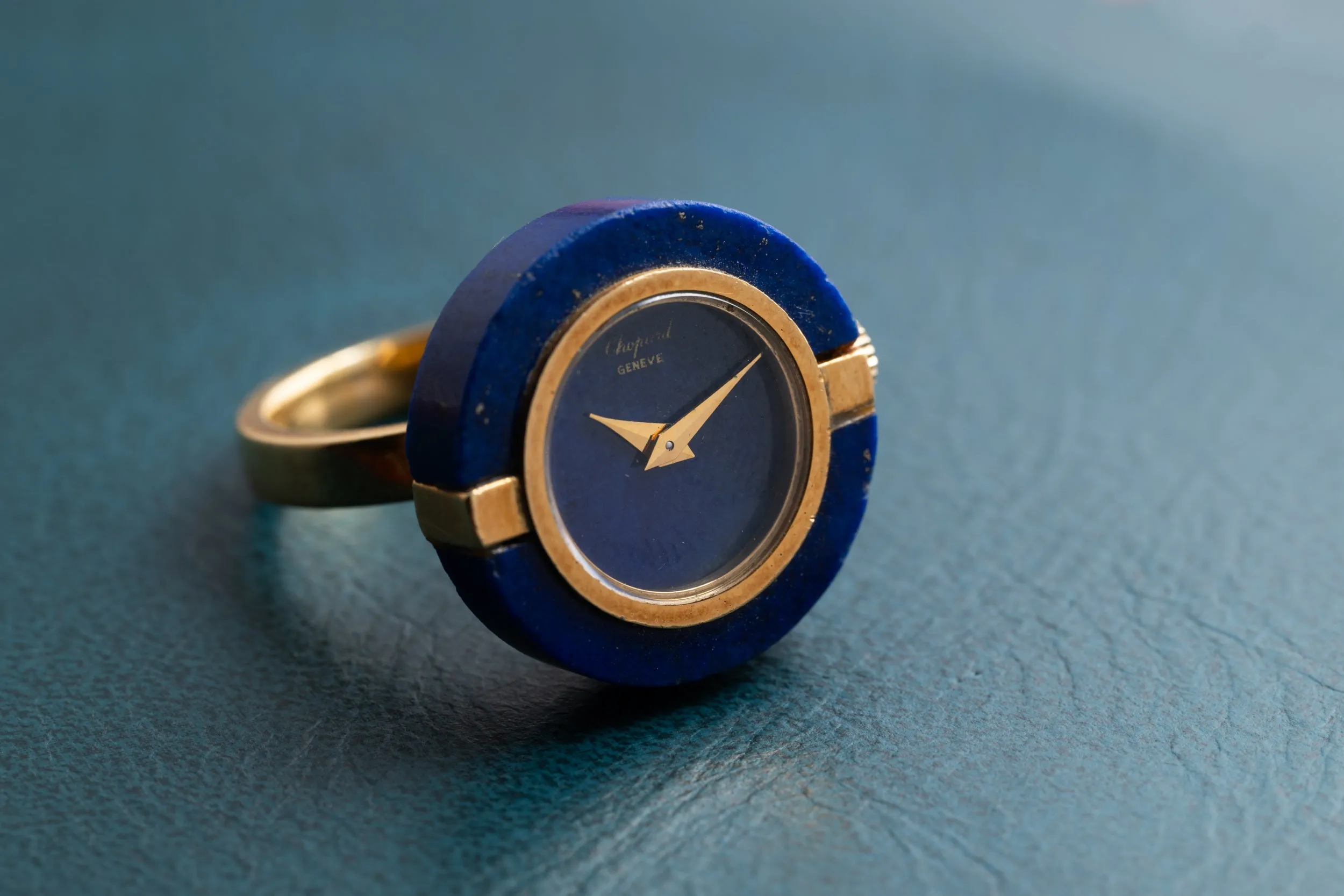 Chopard Lapiz Lazuli Ring Watch