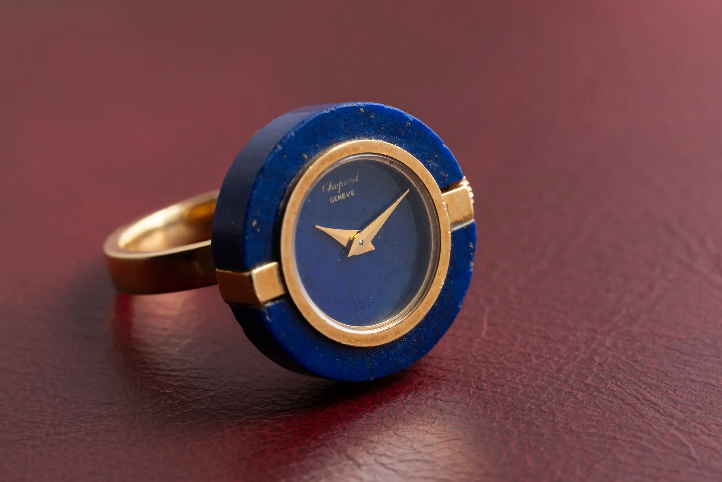 Chopard Lapiz Lazuli Ring Watch