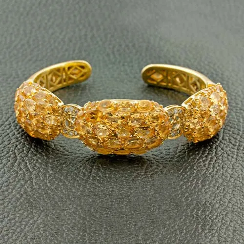 Citrine & Diamond Bracelet