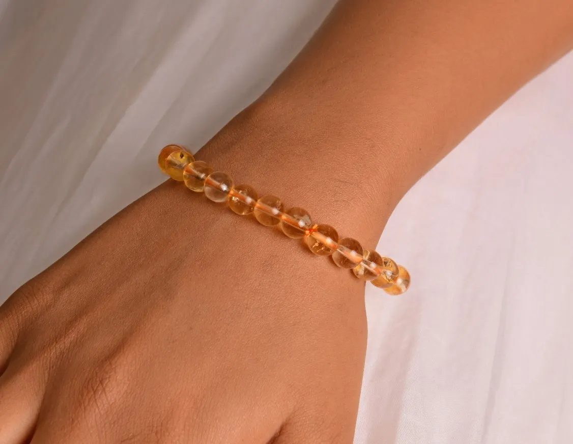 Citrine Bracelet (6mm)