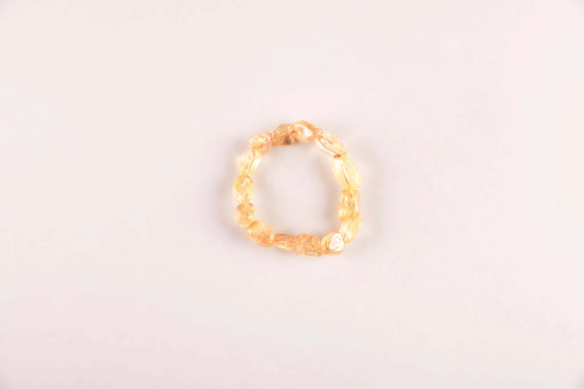 Citrine Chunky Bracelet