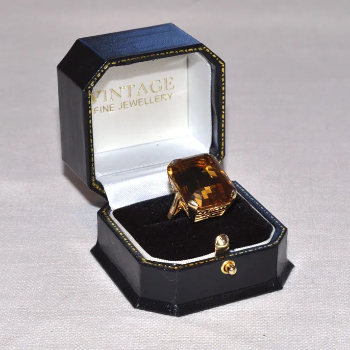 Citrine Cocktail Ring