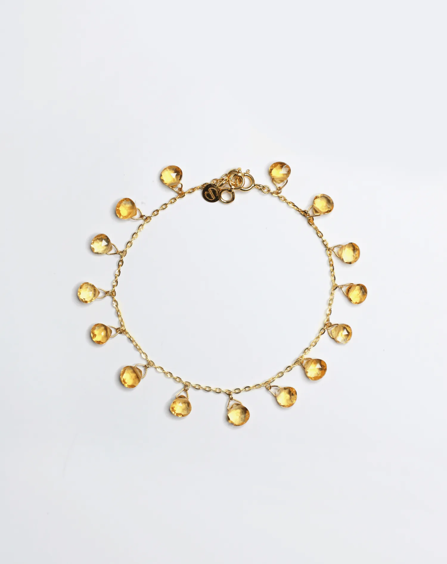 Citrine Dangling Bracelet