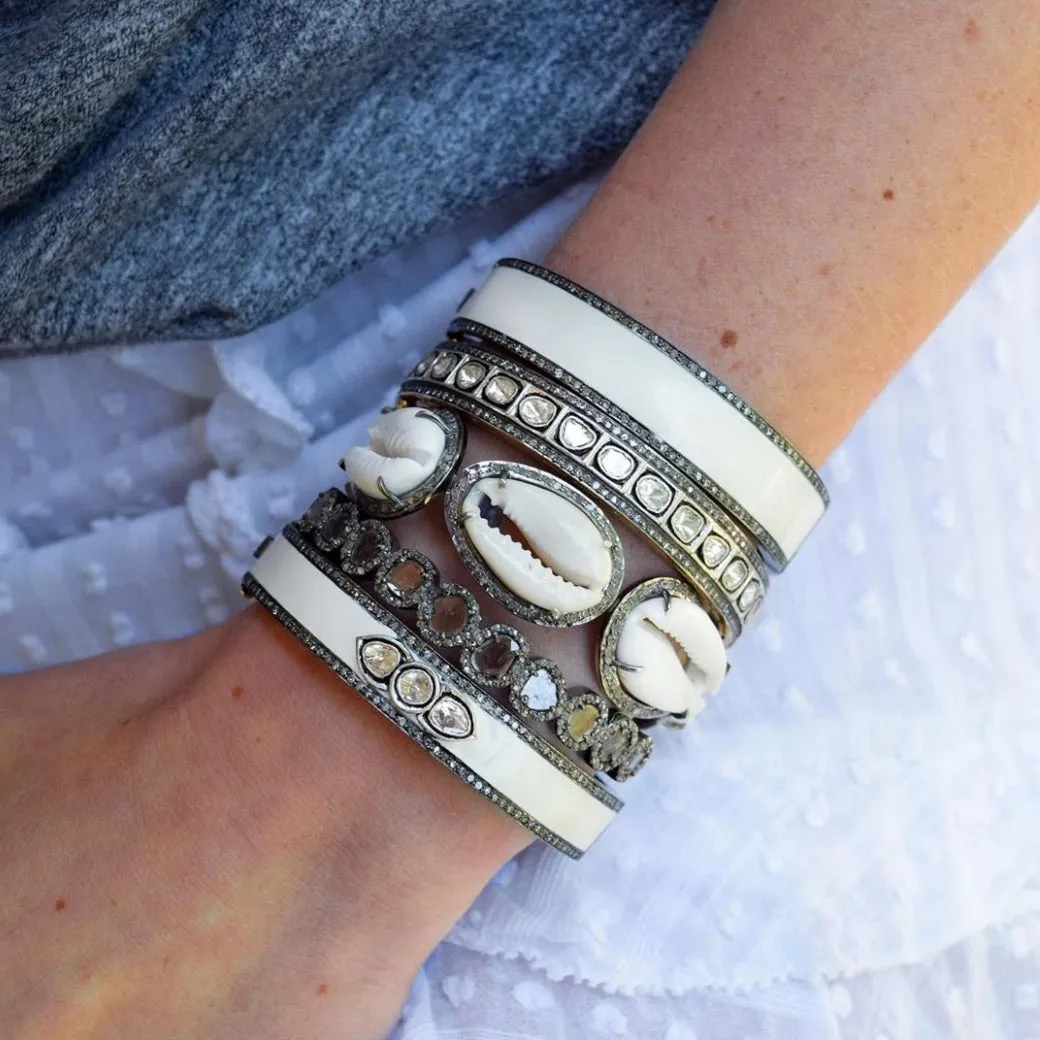 Cowrie Shell Bracelet Slide