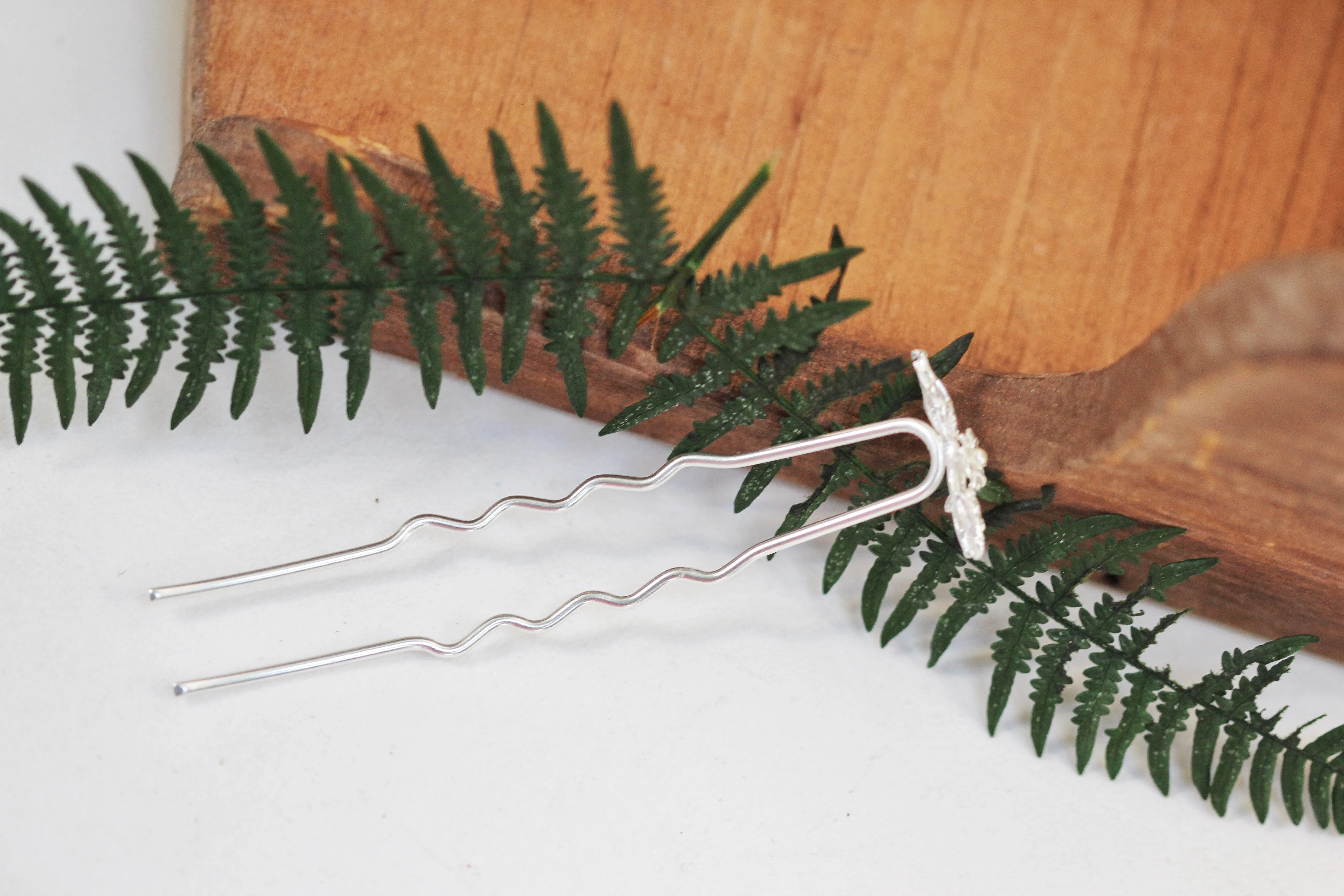 Dainty Floral Fairy Branch Hair Prong