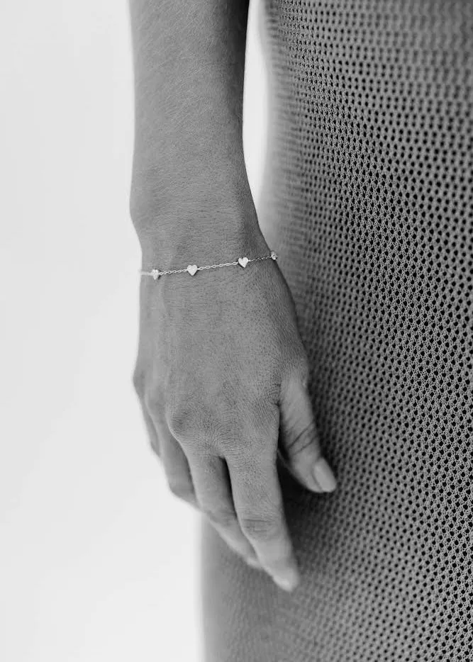 Darling Heart Bracelet - Silver