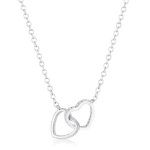 Deissy Interlocking Hearts Necklace