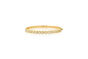 Diamond Cloud Bangle Bracelet