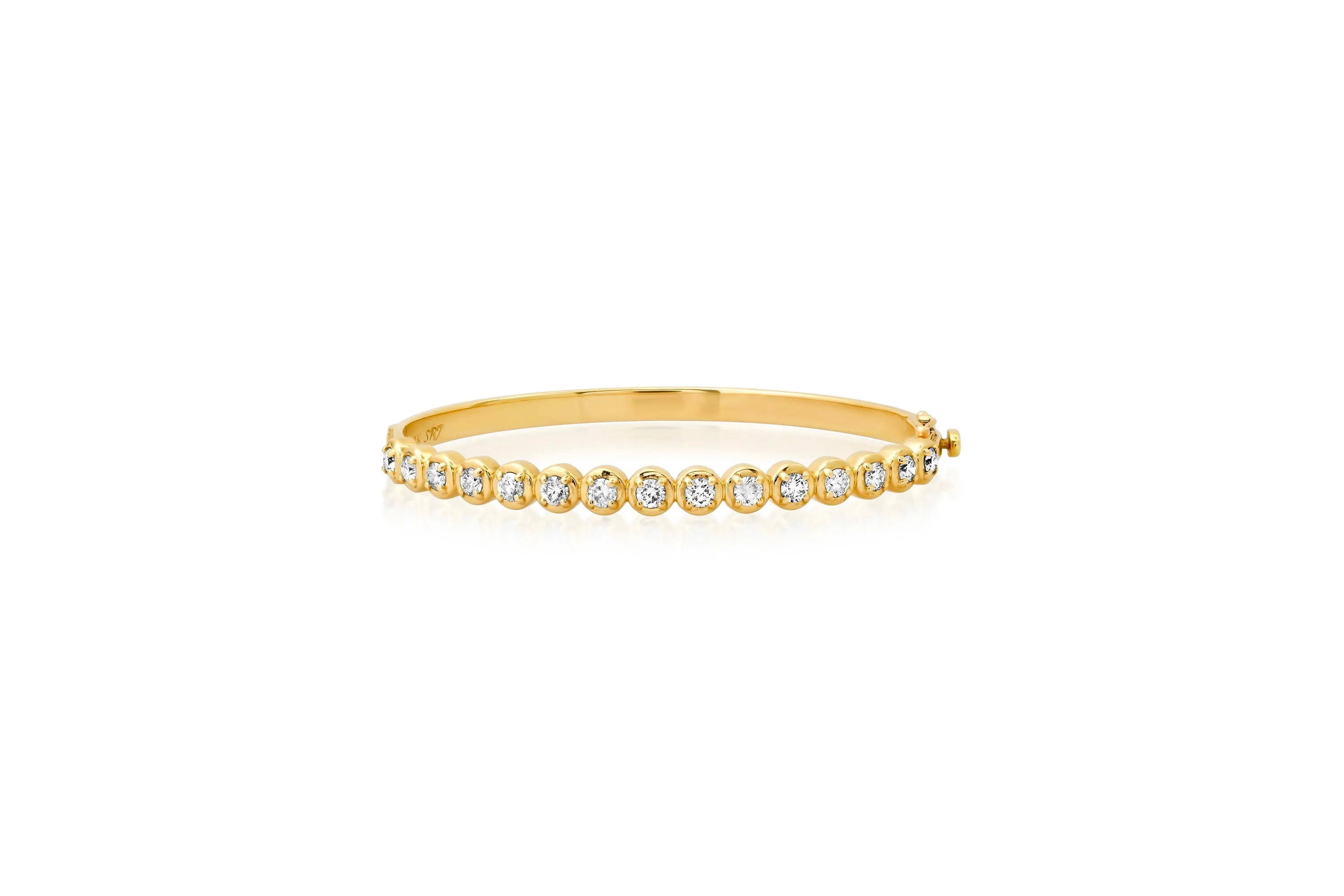 Diamond Cloud Bangle Bracelet