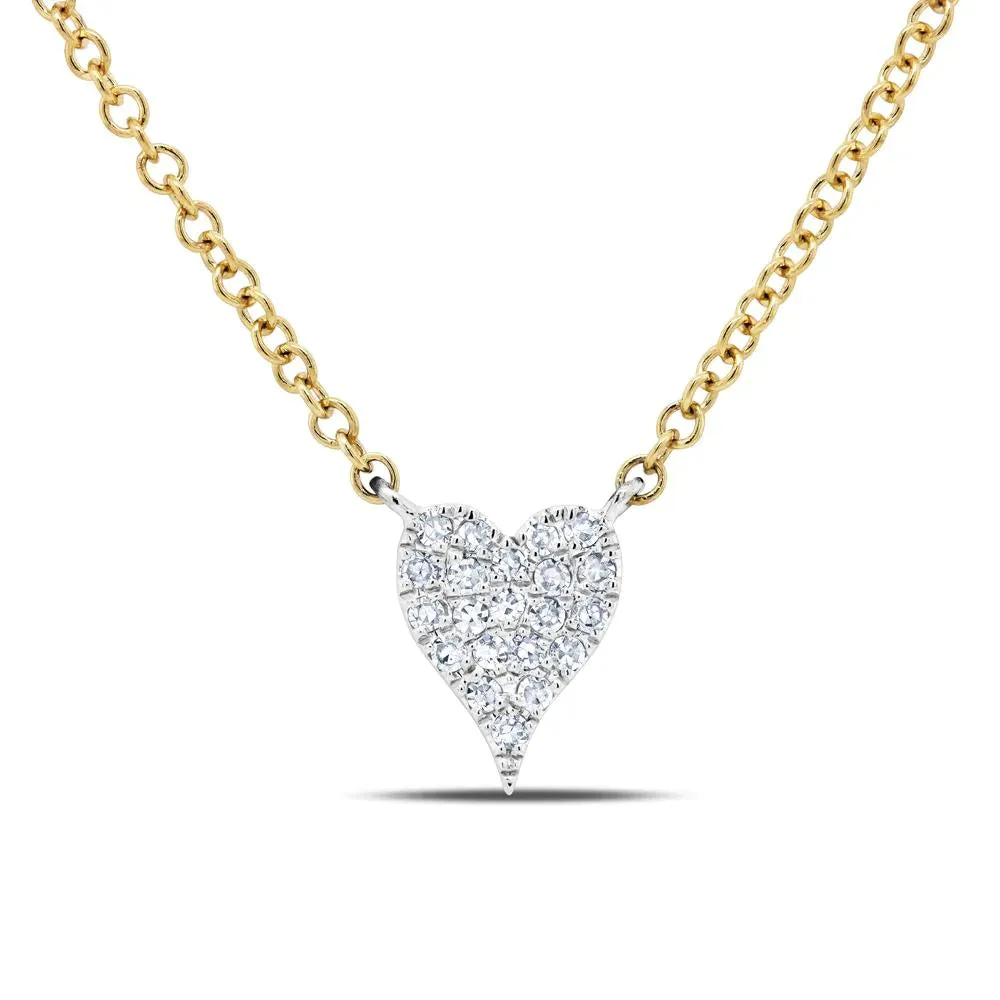 Diamond Heart Necklace 4690123