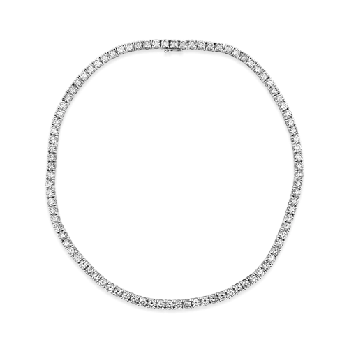 Diamond Tennis Estate Necklace