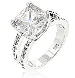 Double Band Engagement Ring