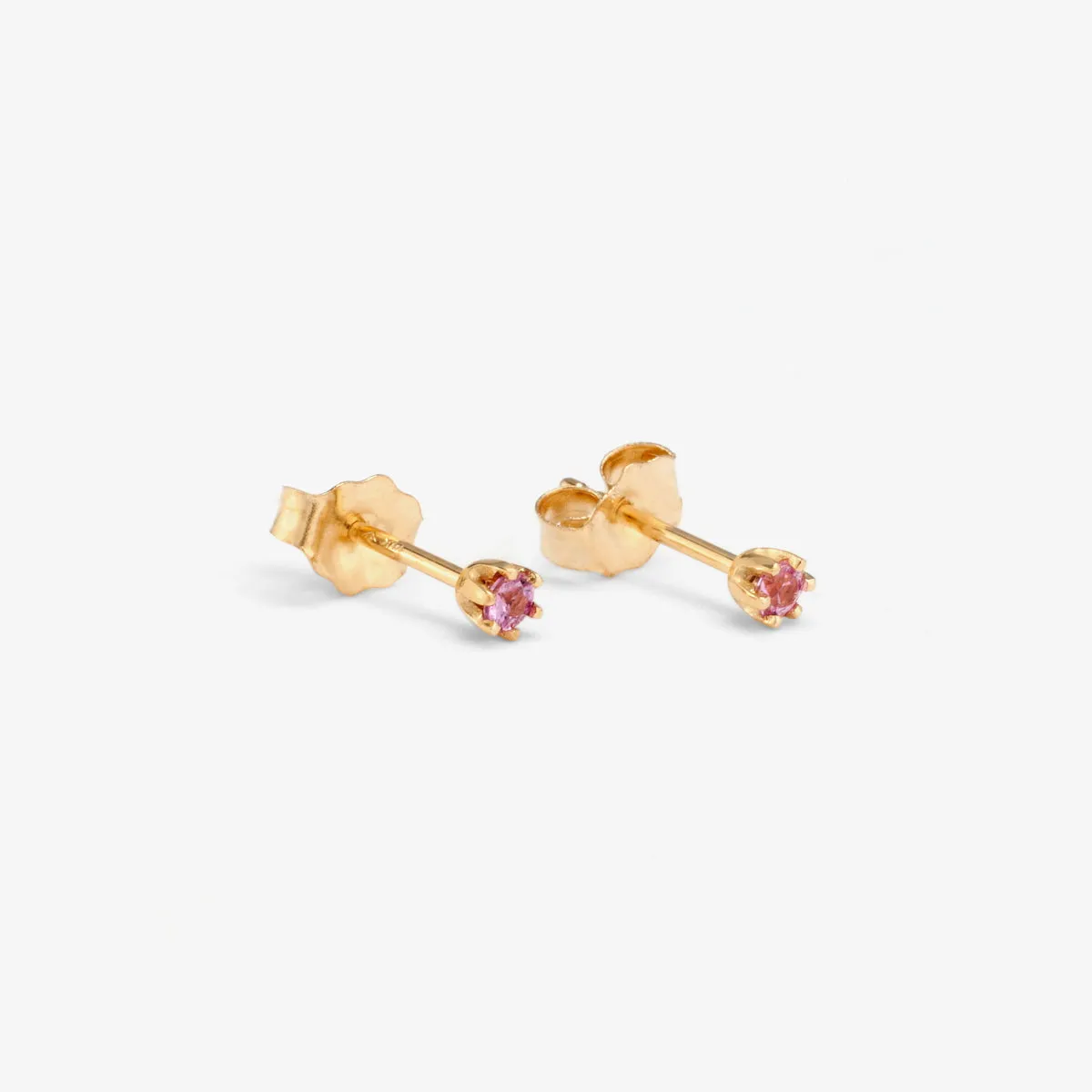 E1901PK | Baby Pink Sapphire Studs