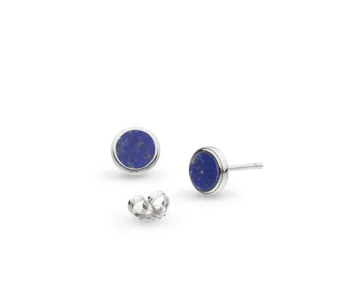 Eclipse Equinox Lapis Stud Earrings