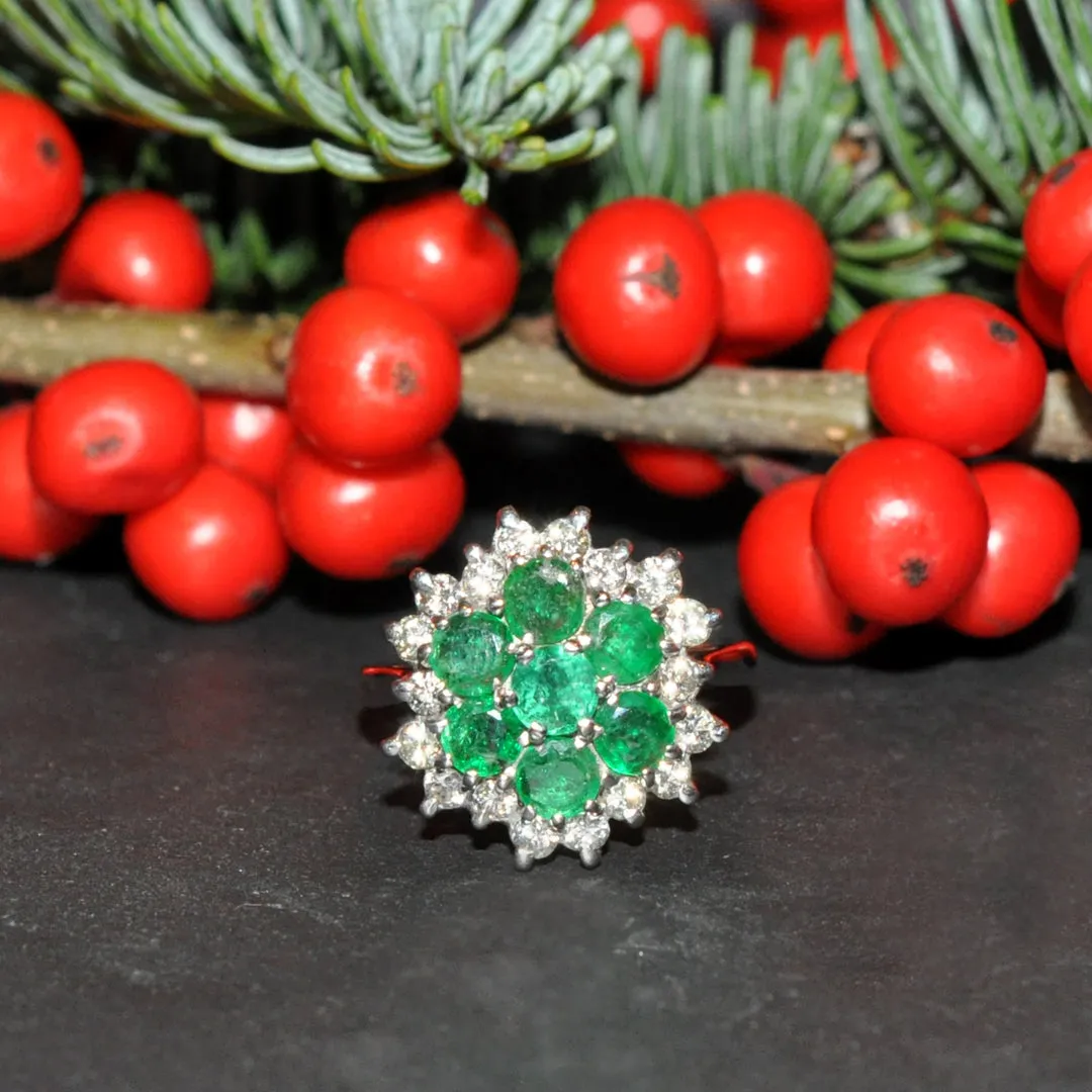 Emerald & Diamond Ring