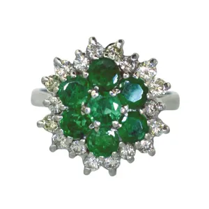 Emerald & Diamond Ring